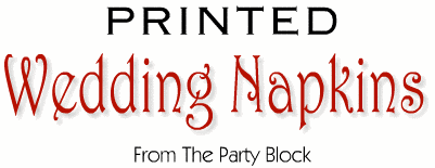 Printed Wedding Napkins